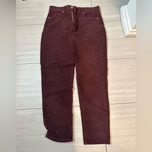 American Eagle Corduroy Mom Jeans